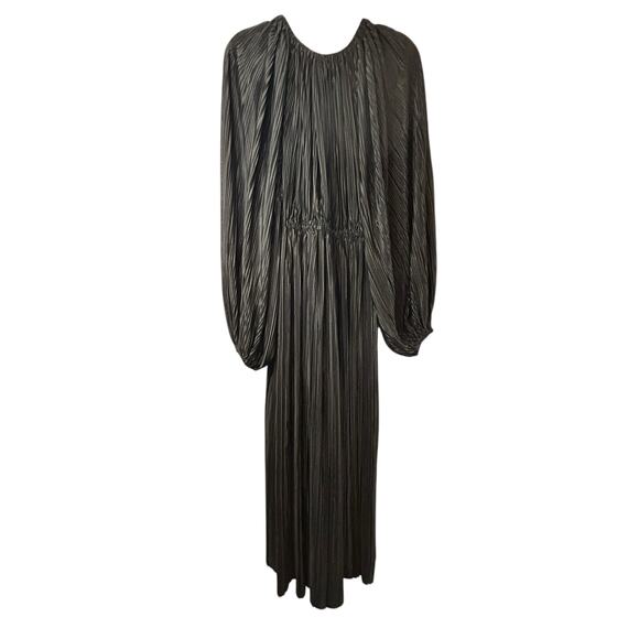 Black Pleated Atlein Collective Dress - Size S - Picture 2 of 11